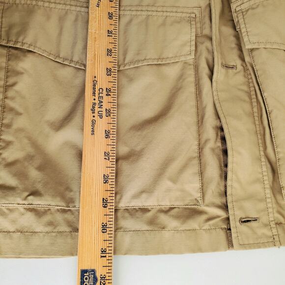 VTG Men Eddie Bauer Travel Explorer Safari Utility Jacket XL Pocket Outdoor Gorp - Picture 10 of 11